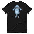 Back of the 'Feeling Blue' Puddle Tee in black with the full Puddle artwork